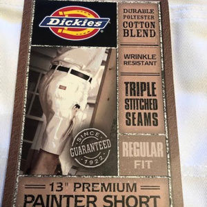 DICKIES Shorts - Dickies Painter's Shorts NEW 13" Size 38 Regular DICKIES Shorts - Dickies Painter's Shorts NEW 13" Size 38 Regular